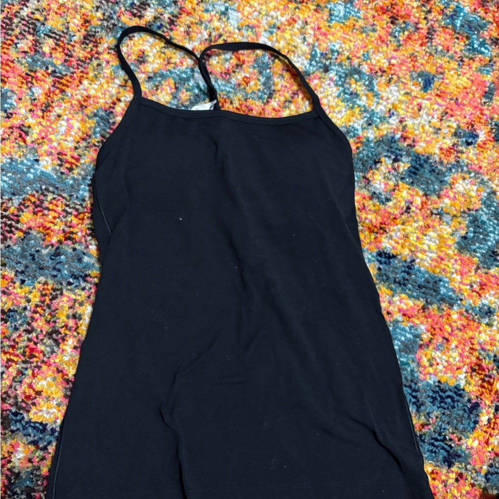Black Sleeveless Tank Top Aerie